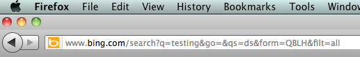 Testing  Bing