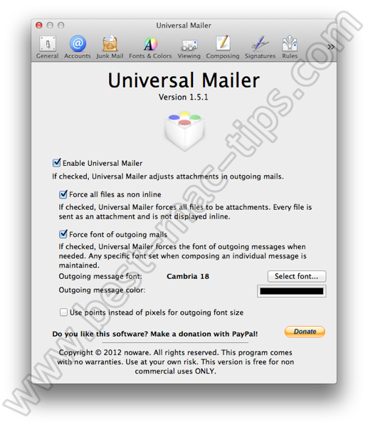 Universal Mailer 1