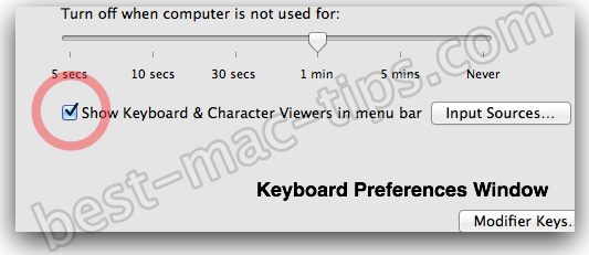 mac key used for text document navigation