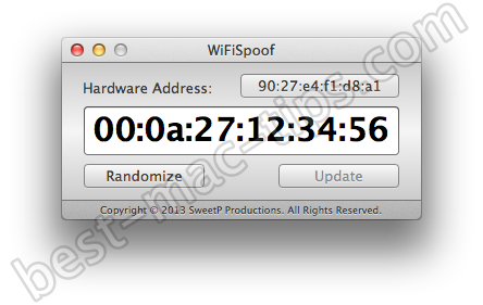 apple mac wifispoof