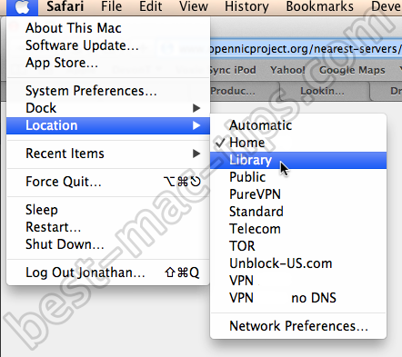 Menubar location changer