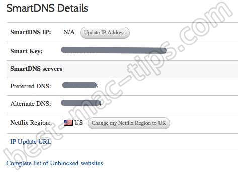 HideIPVPN Client Area smart dns