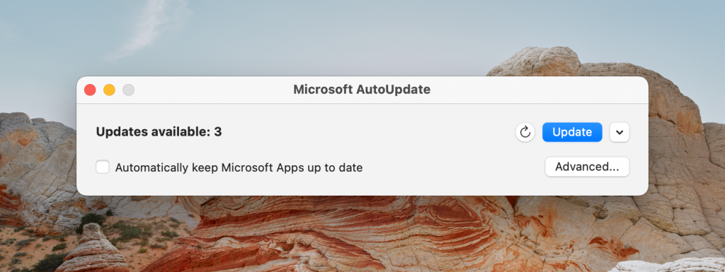 Microsoft Autoupdate